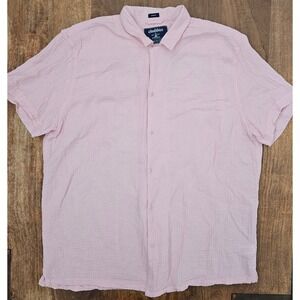 Chubbies Sunday Shirt Mens XXL Pink Gauze Button Up 100% Cotton